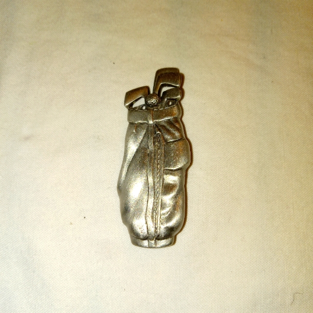 Ms Dee Pewter Golf Bag Brooch